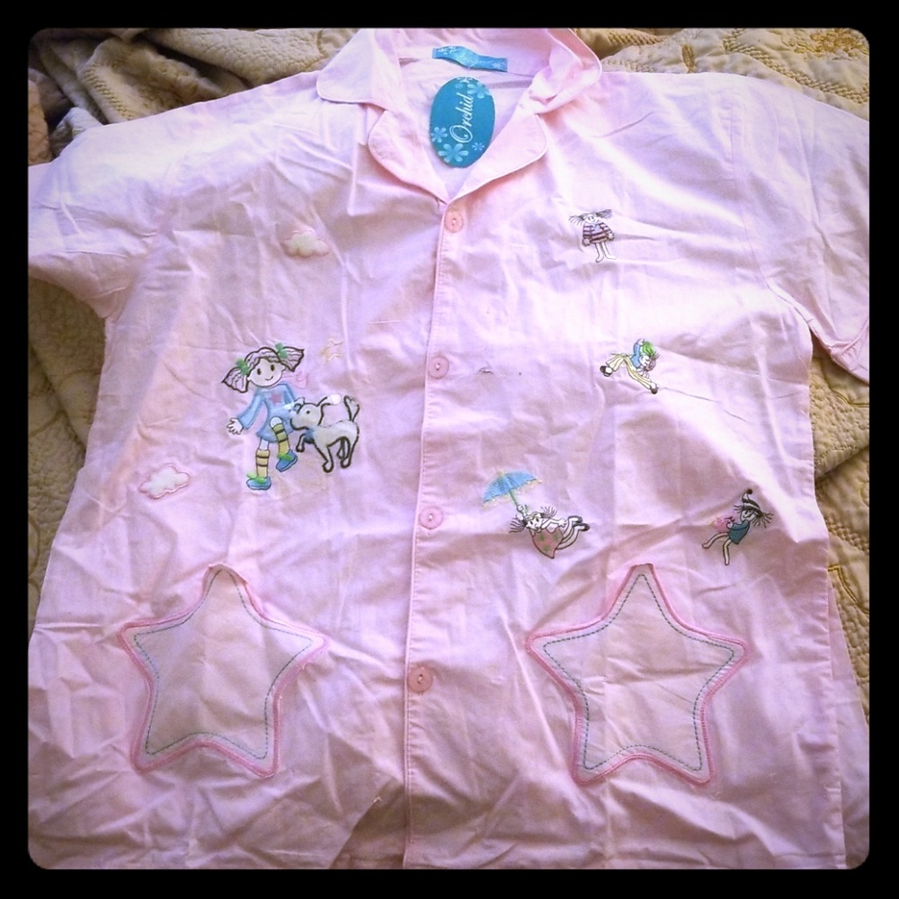 New Pink cute pajama set